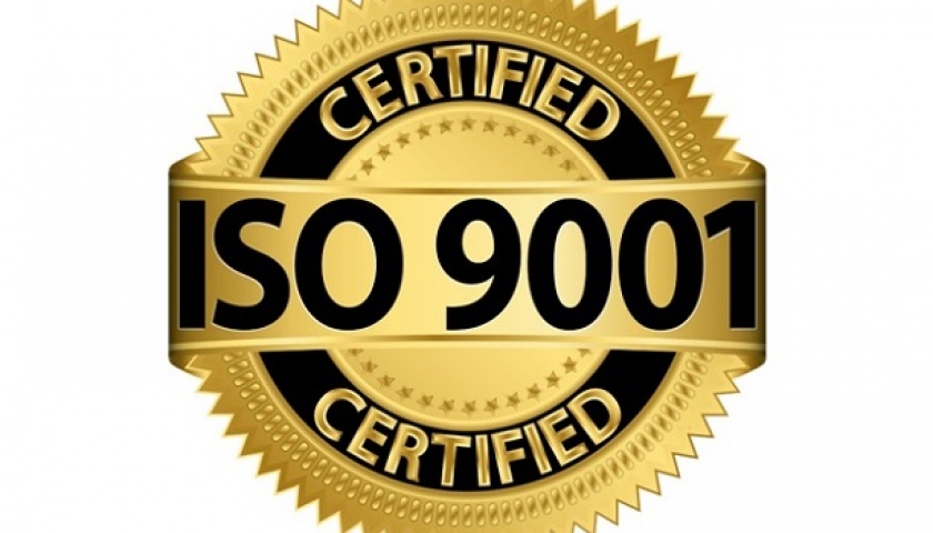 We are ISO Certified!